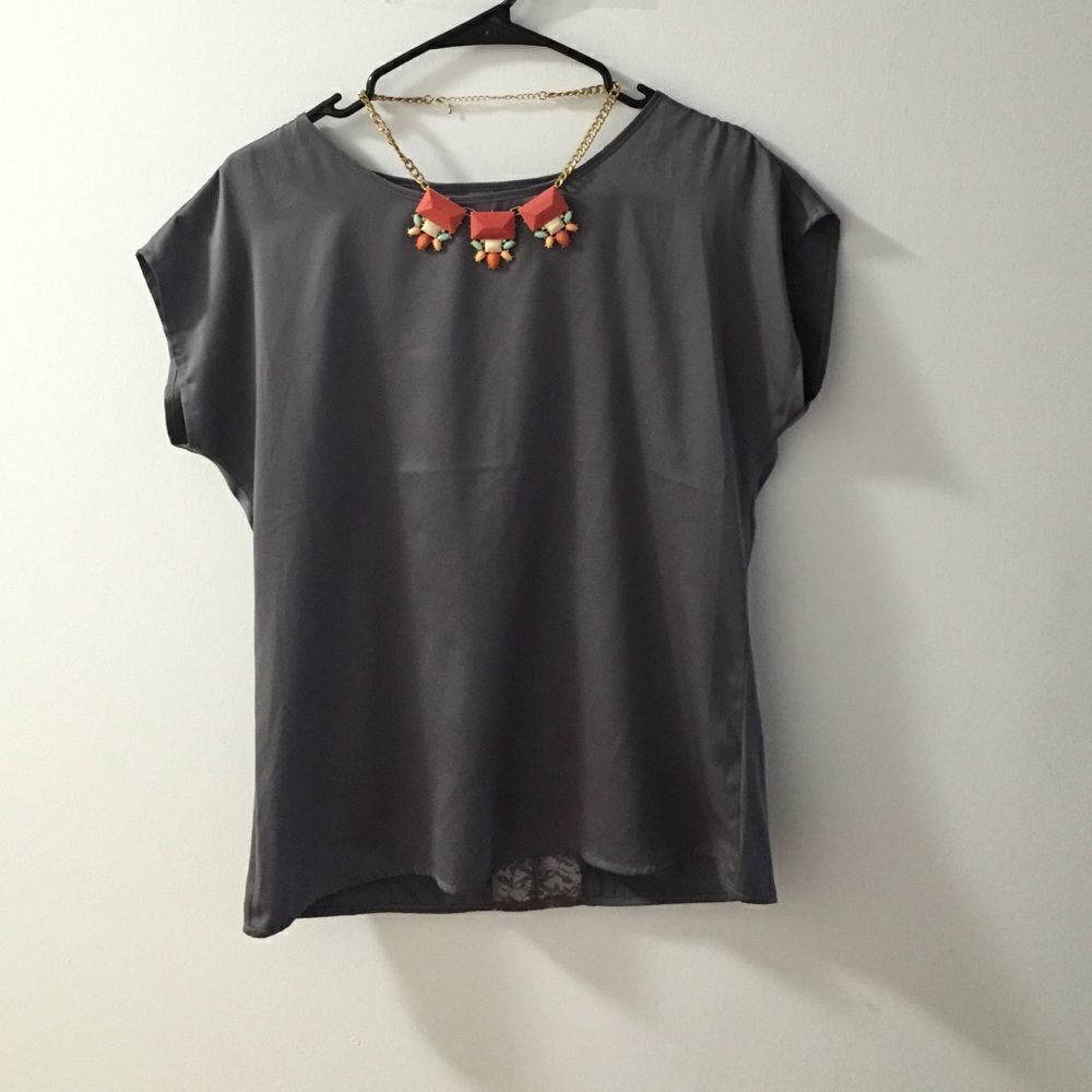 The Limited grey top